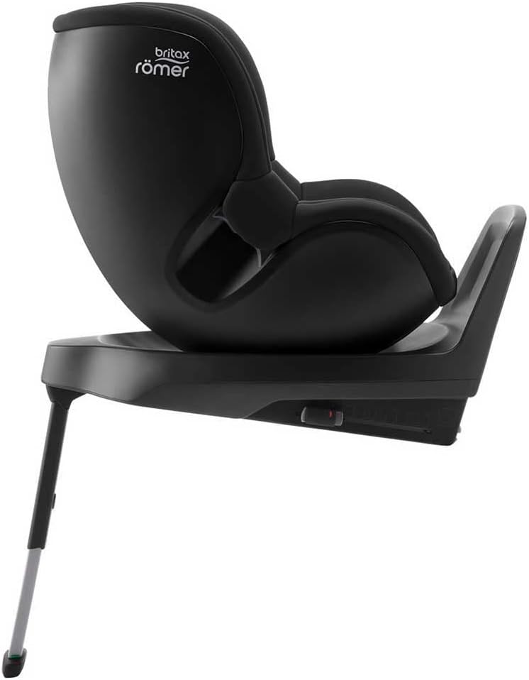 Detalle 2 de BRITAX RÖMER DUALFIX PLUS Girevole a 360° - Seggiolino auto dalla nascita fino a 4 anni, ISOFIX, Space Black