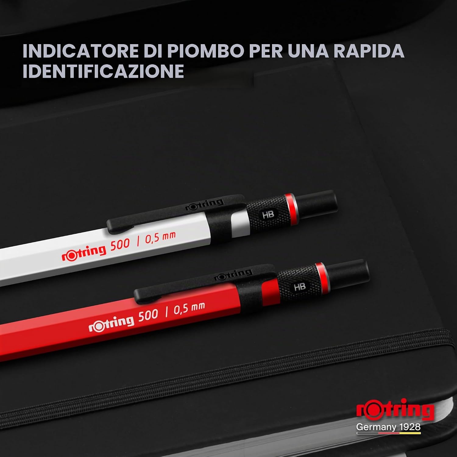Thumbnail 6 de Rotring 500 portamina 0,5 mm corpo verde