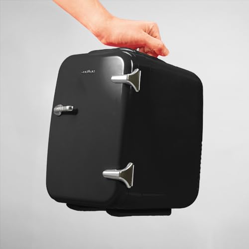 Detalle de Cecotec Mini Nevera Bolero MiniCooling 4L Habana Black: 12V-220V para coche y caravanas