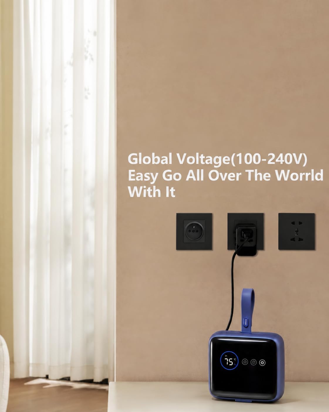 Thumbnail 6 de Nesugar H3 Portable Clothes Dryer, Global Voltage, 3 Timers, 2 Heat Levels