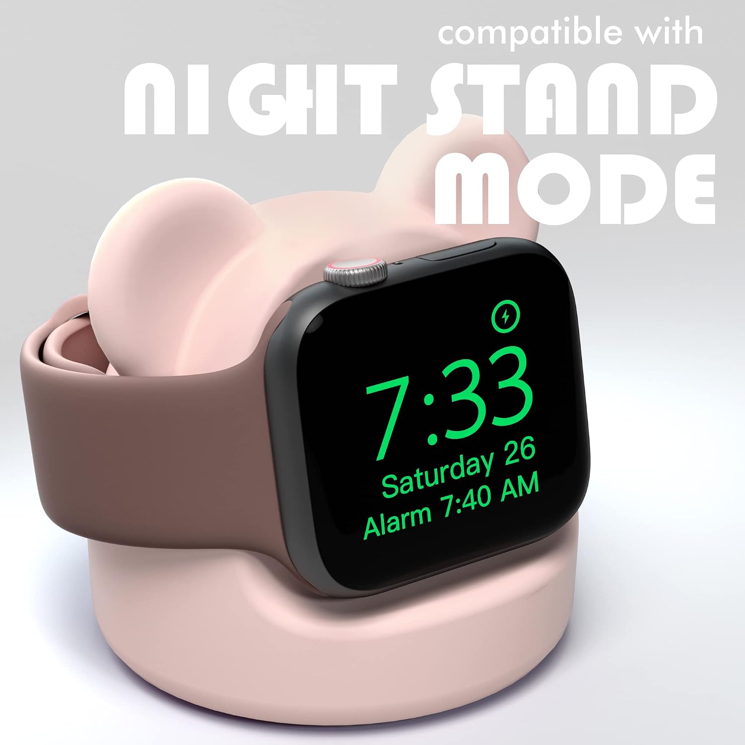 Thumbnail 3 de ELETIUO Apple Watch Charging Stand Pink
