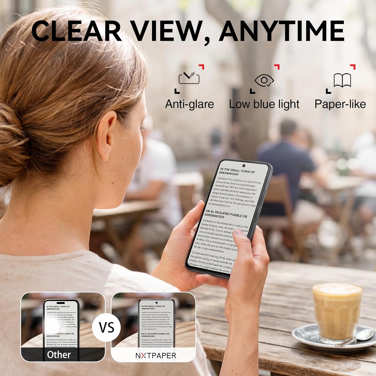 Thumbnail 1 de TCL 60 XE NXTPAPER 5G (AT&T, T-Mobile & Verizon Unlocked) Android Smartphone with Paper-Like 120Hz Display