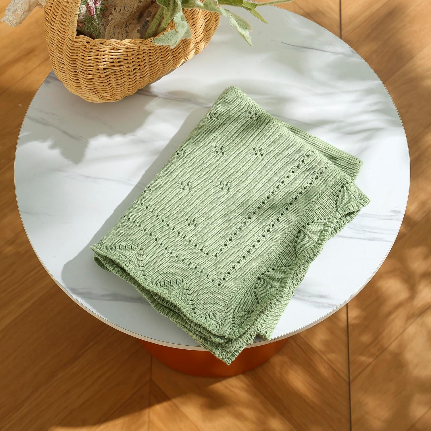 Detalle 1 de Loyfoky Cellular Blanket 100% Cotton 100x80cm