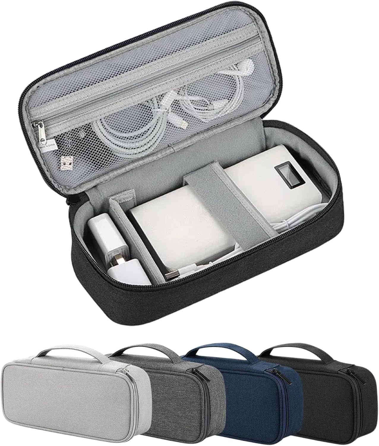 Detalle de Arae Travel Essentials Tech Pouch 9.8x4.7x2.6 inch
