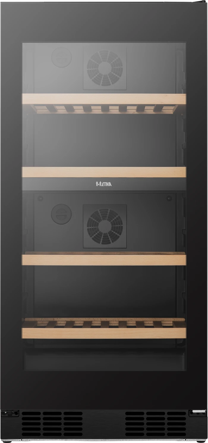 Detalle 2 de ETNA WKV584 Weinkühlschrank – 108 Flaschen, 239 L, zwei Zonen