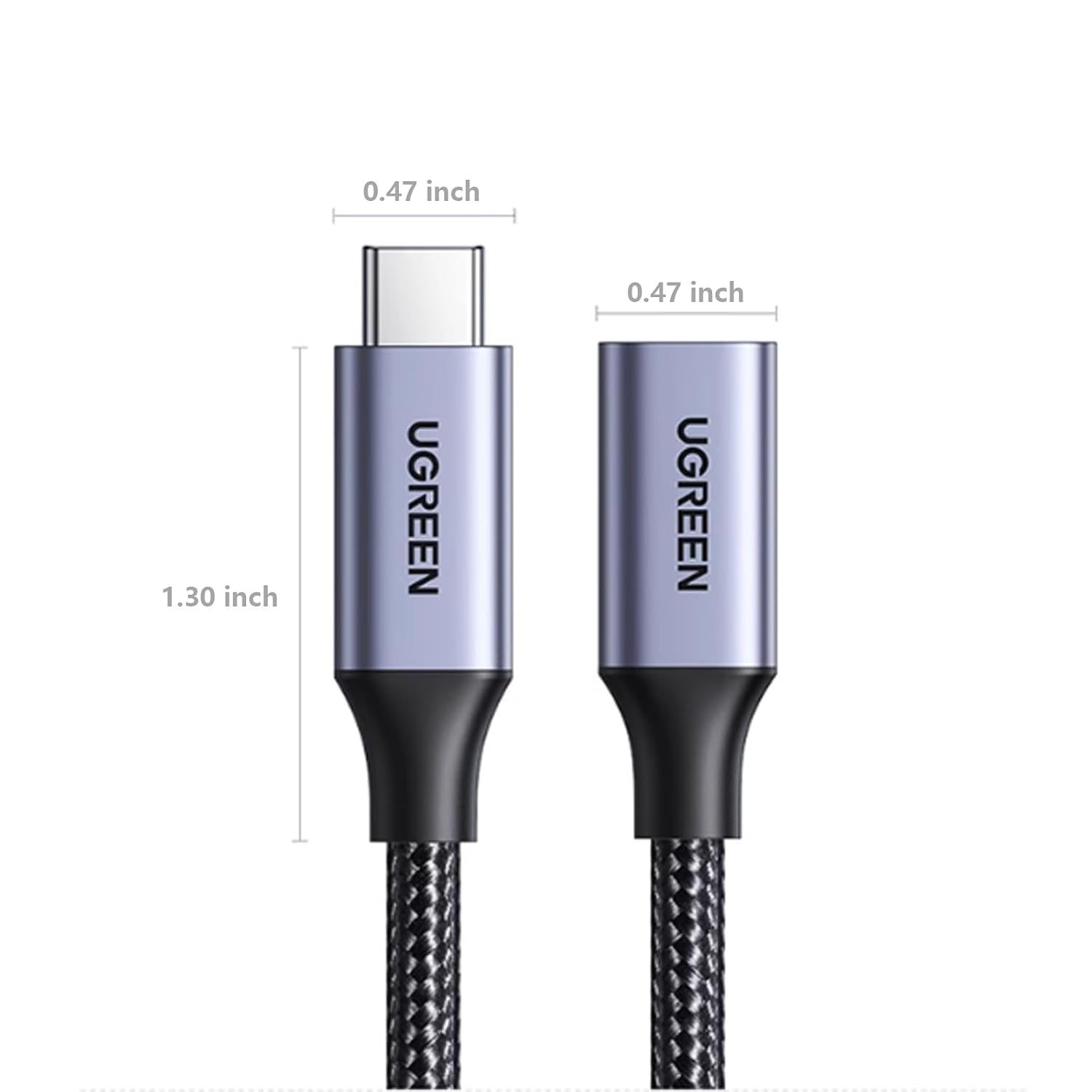Thumbnail 6 de UGREEN USB C Extension Cable (10Gbps/100W) — USB-C Male to Female Extender, 4K/60Hz Ready