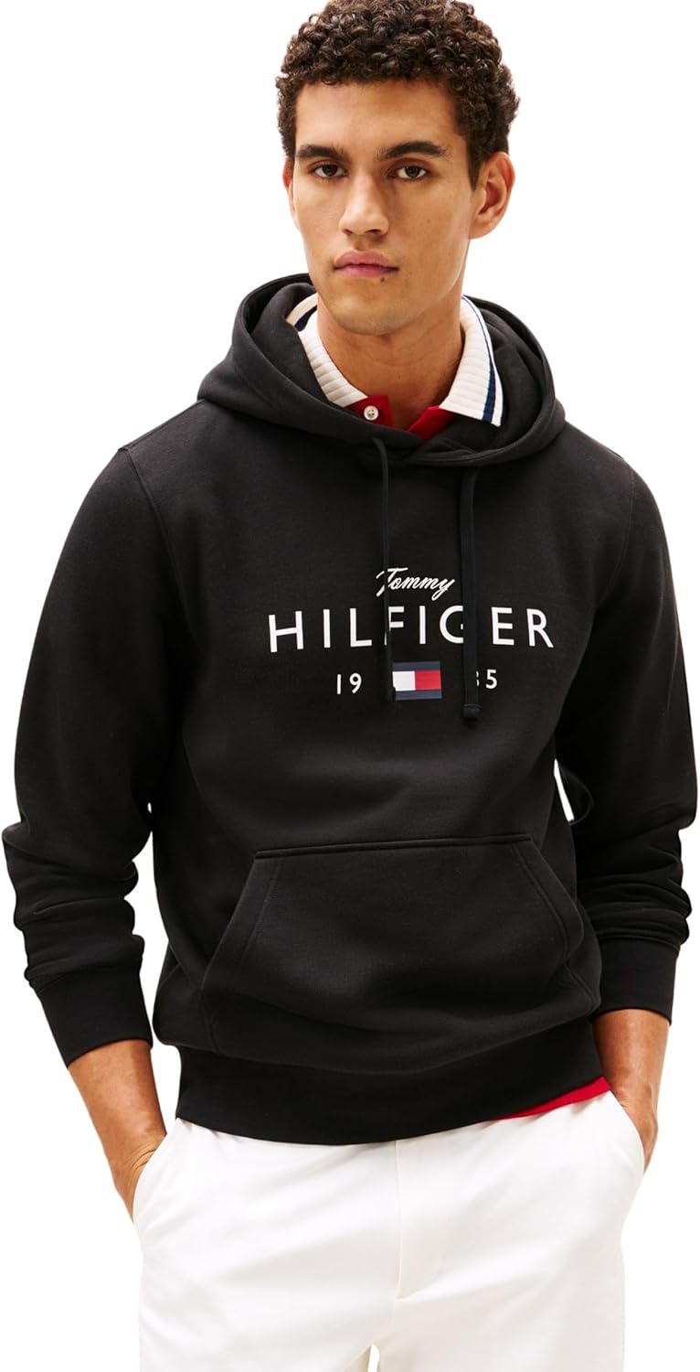 Thumbnail 5 de Tommy Hilfiger Men's Brand Love Big Hilfiger Hoodie Mw0mw41427 – Pullover