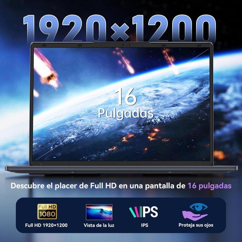 Thumbnail 2 de Portátil Intechne 16" con Intel Core i5-8210Y, 16 GB/512 GB SSD, Windows 11 Pro