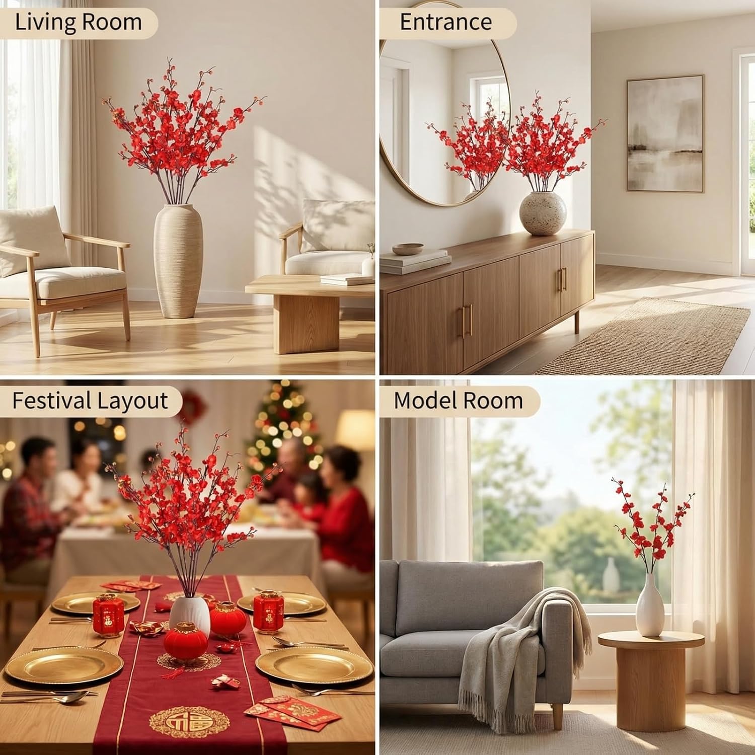 Detalle 2 de GrainBuds Cherry Blossom Branches, 36-Inch