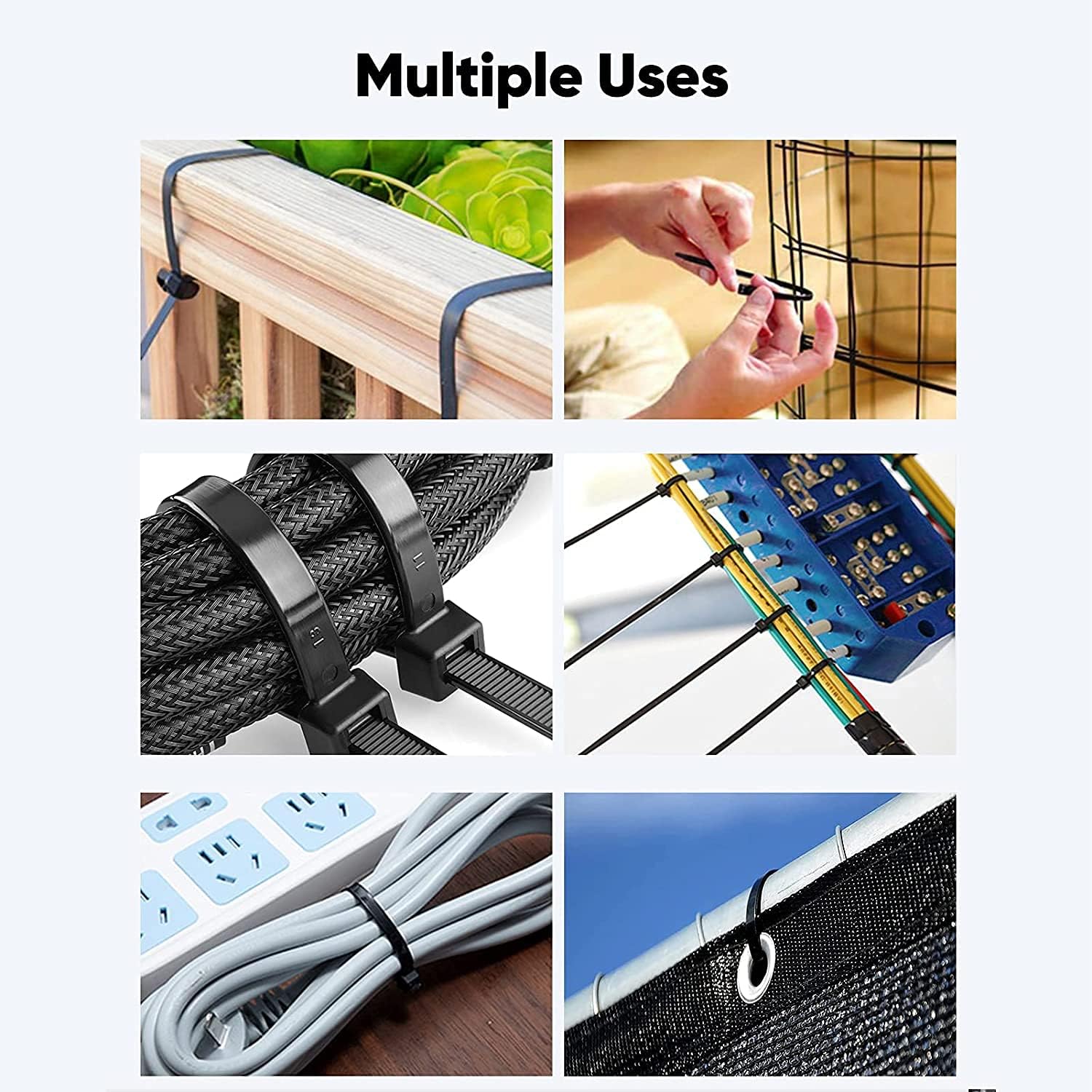 Thumbnail 6 de WLEAD Kabelbinder 400 Stück 🪢