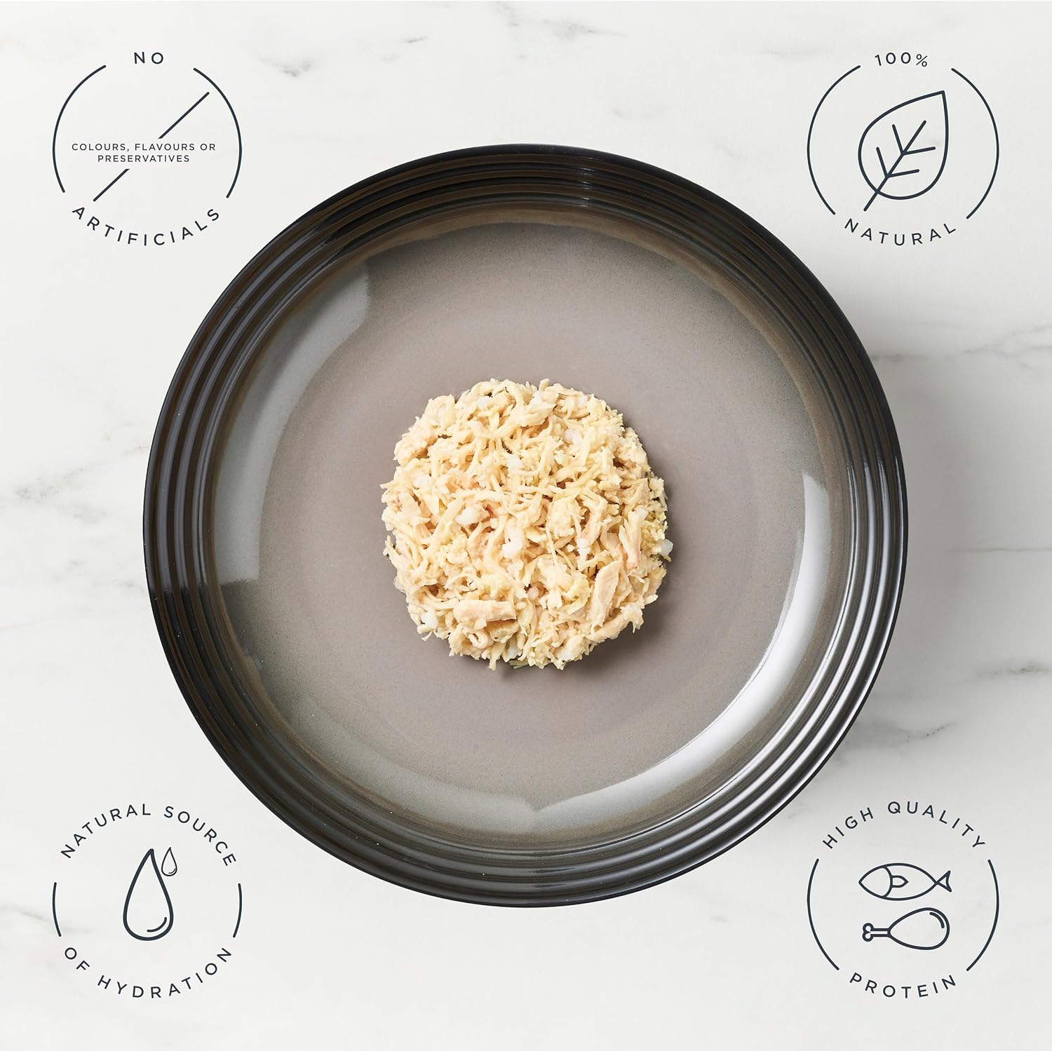 Detalle de Encore Natural Wet Dog Food Tin 12x156g: Chicken Breast with Rice in Broth