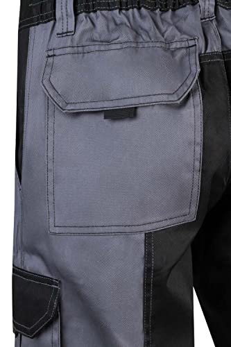Detalle 2 de VELILLA 103021B Bermuda Bicolor Multibolsillos (Gris y Negro) - Talla 40