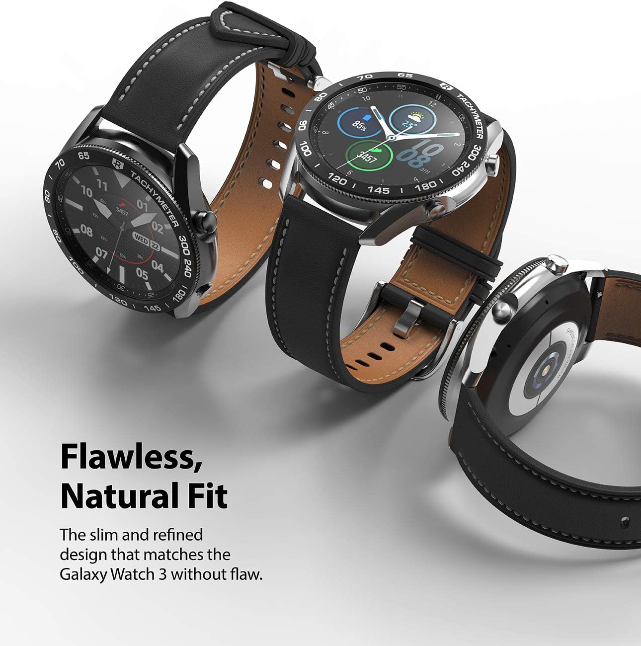 Detalle de Ringke Bezel Styling for Galaxy Watch 3 45mm Bezel Ring – Black