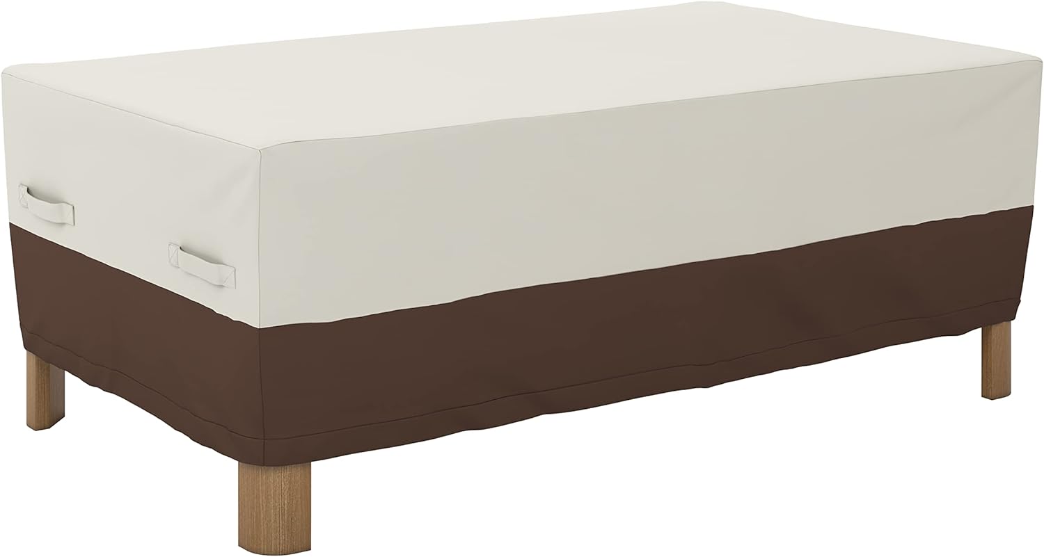 Detalle de Amazon Basics Housse table basse beige brun