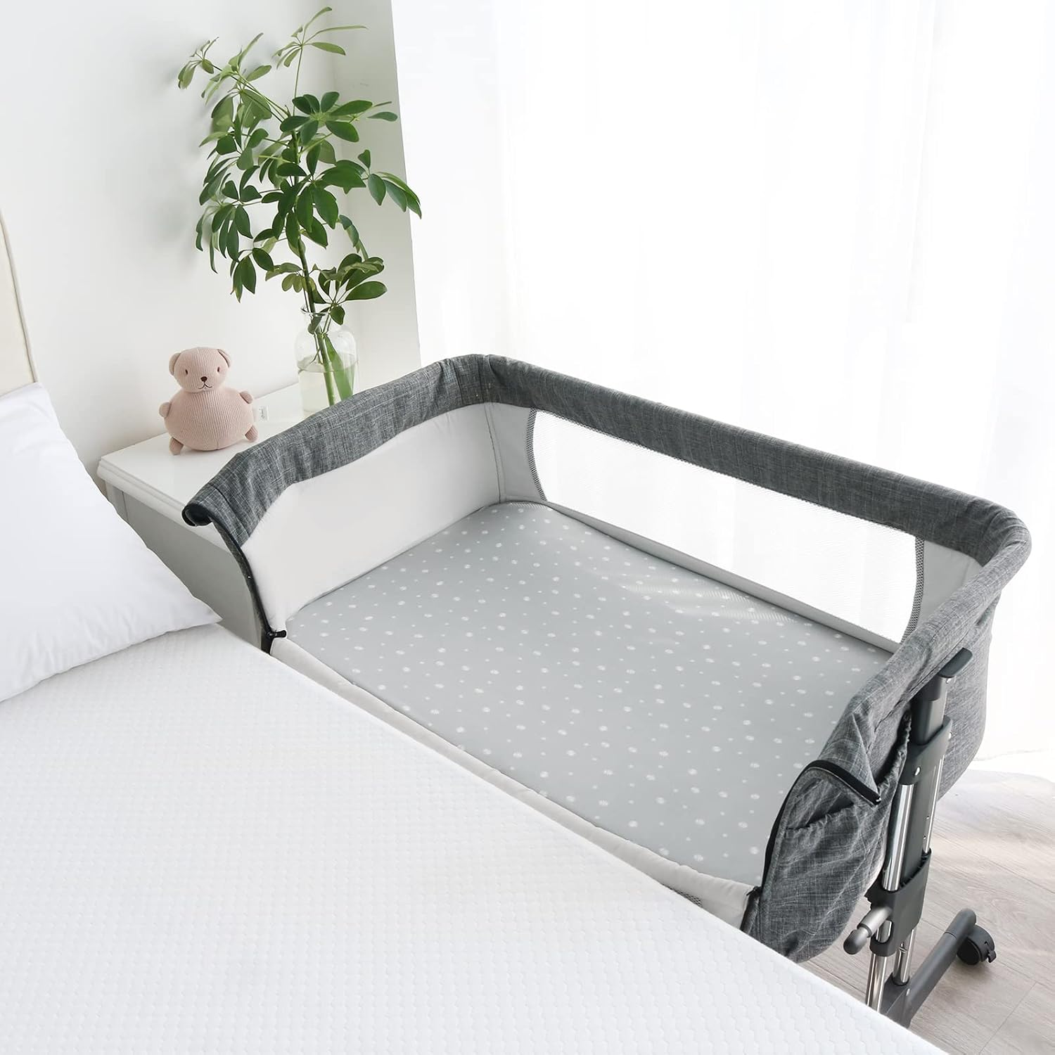 Detalle 1 de Next to Me Crib Sheets Fitted 83x50cm 2 Pack