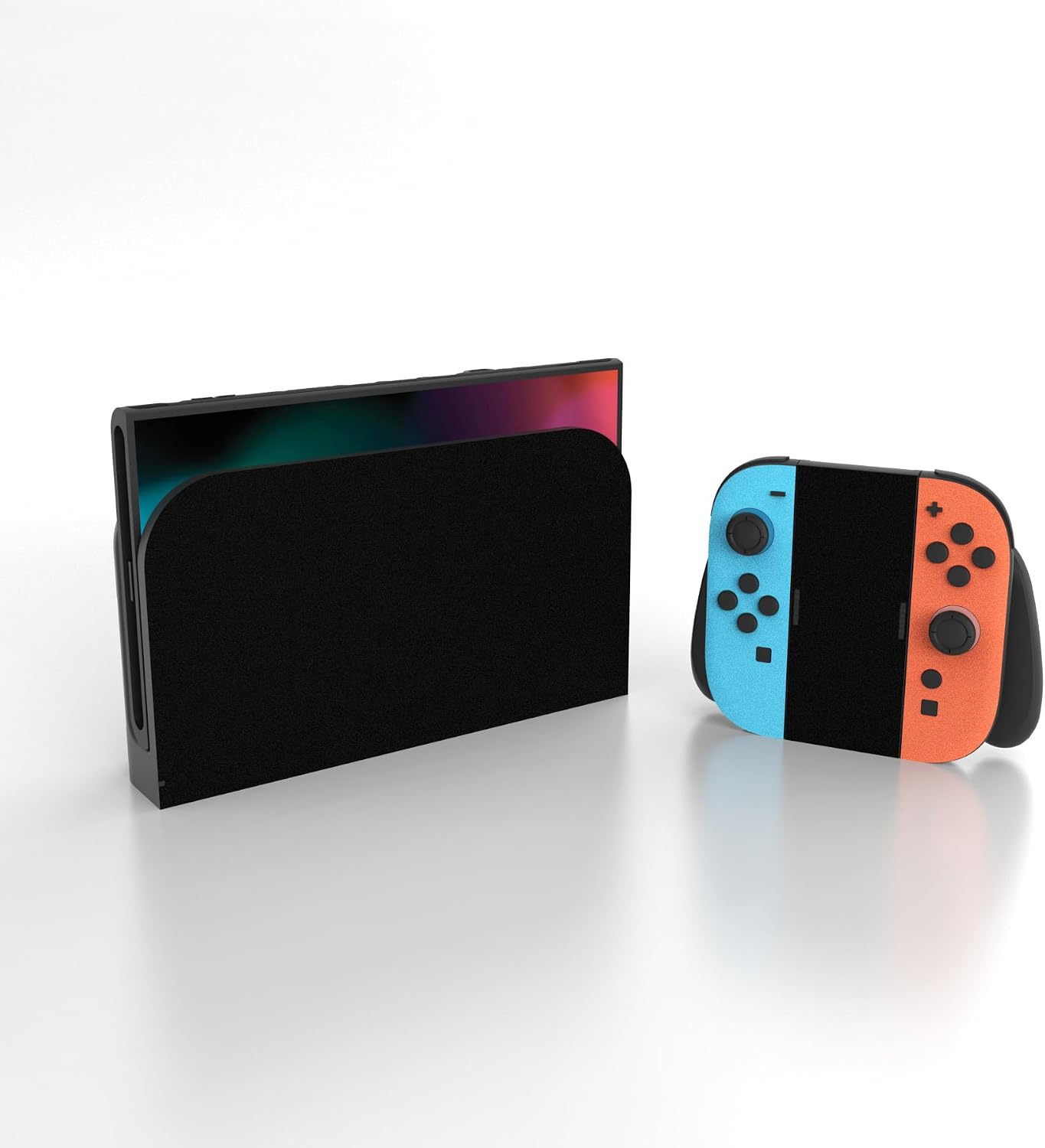 Thumbnail 2 de PlayVital Full Set Protective Skins for Nintendo Switch 2 – Blue & Orange