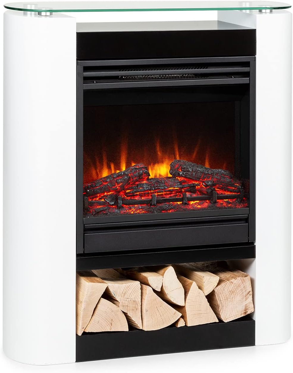Detalle de Klarstein Studio 5 Arc ks-1 – kominek elektryczny 1800 W z płomieniem LED