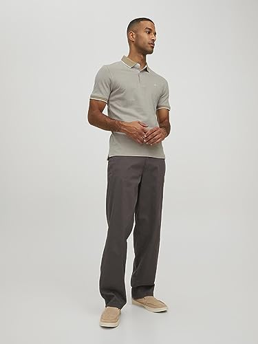 Thumbnail 4 de Jack & Jones Jjepaulos Polo Ss Noos para Hombre, Beige