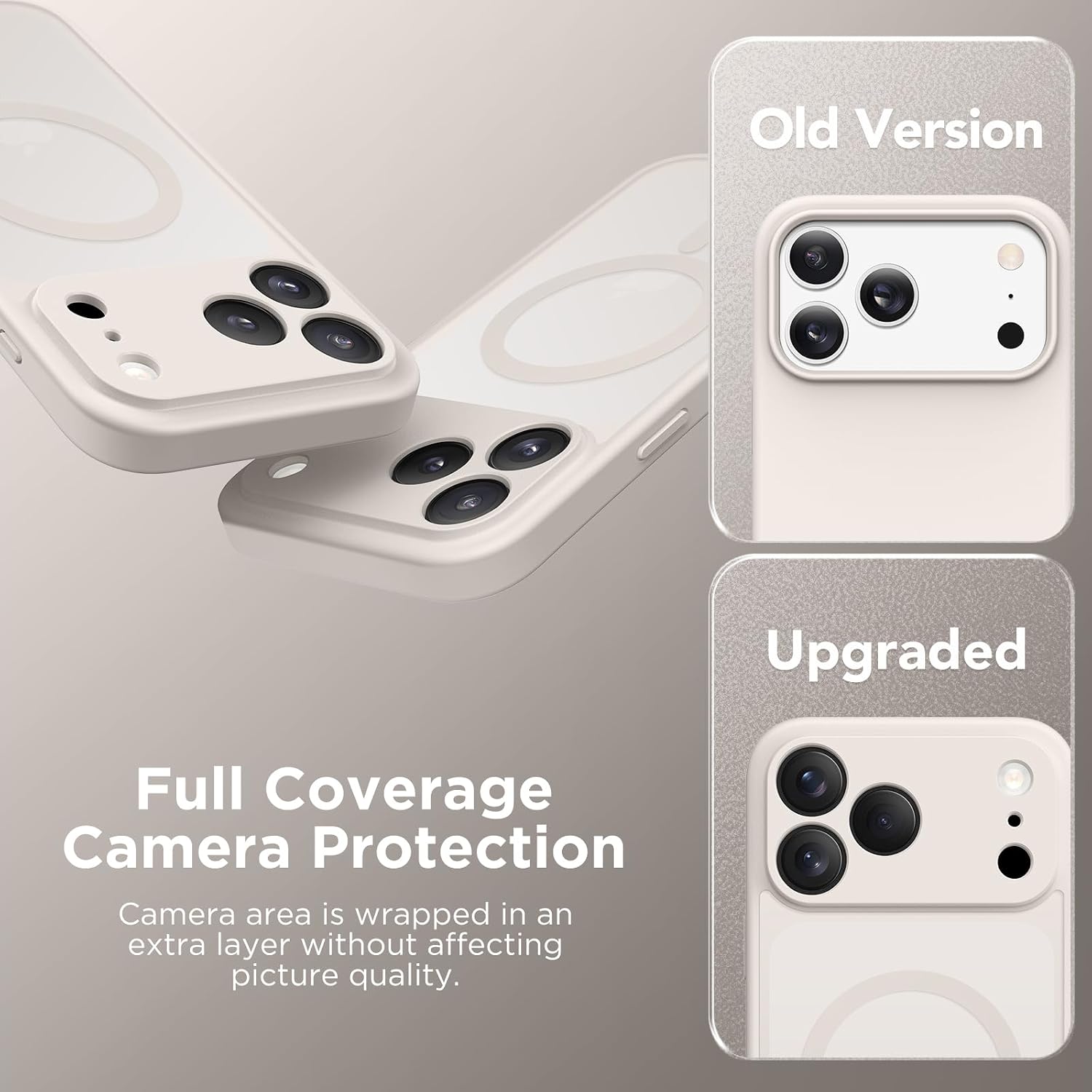Thumbnail 6 de CAPRARO JKTPK iPhone 17 Pro Max Case, MagSafe, Full Camera Protection, Stone