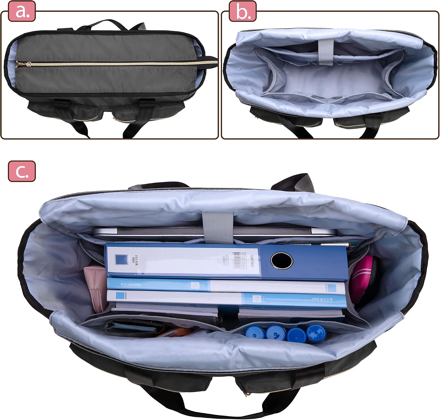 Thumbnail 2 de Damero Portable Teacher Tote Bag 15.6 Inch Laptop Sleeve