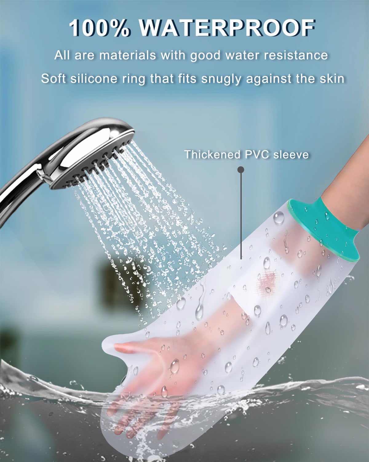 Thumbnail 1 de EuyiHlybt Cast Cover for Shower Arm ⌀ Waterproof Cast Cover