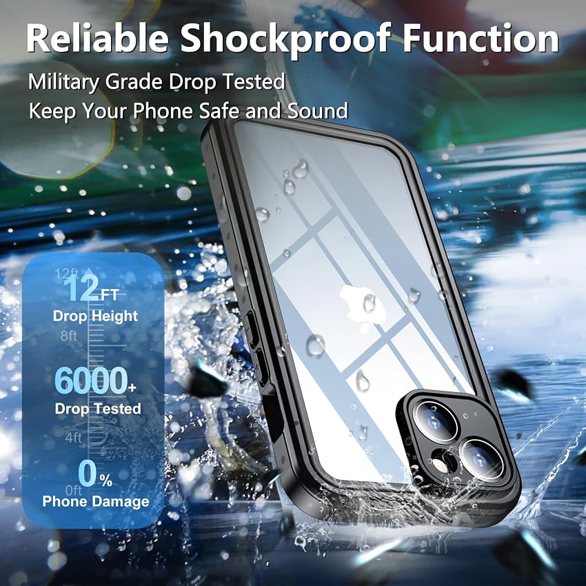Detalle de SPIDERCASE iPhone 14 Waterproof Case 12FT
