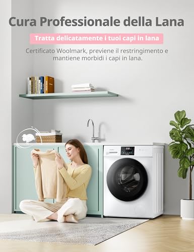 Thumbnail 6 de COMFEE' Lavatrice 9 kg A-10% con Motore Inverter Silenzioso – igiene e risparmio energetico