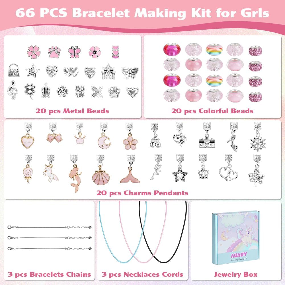 Thumbnail 1 de AUAUY kit per braccialetti 66 pezzi