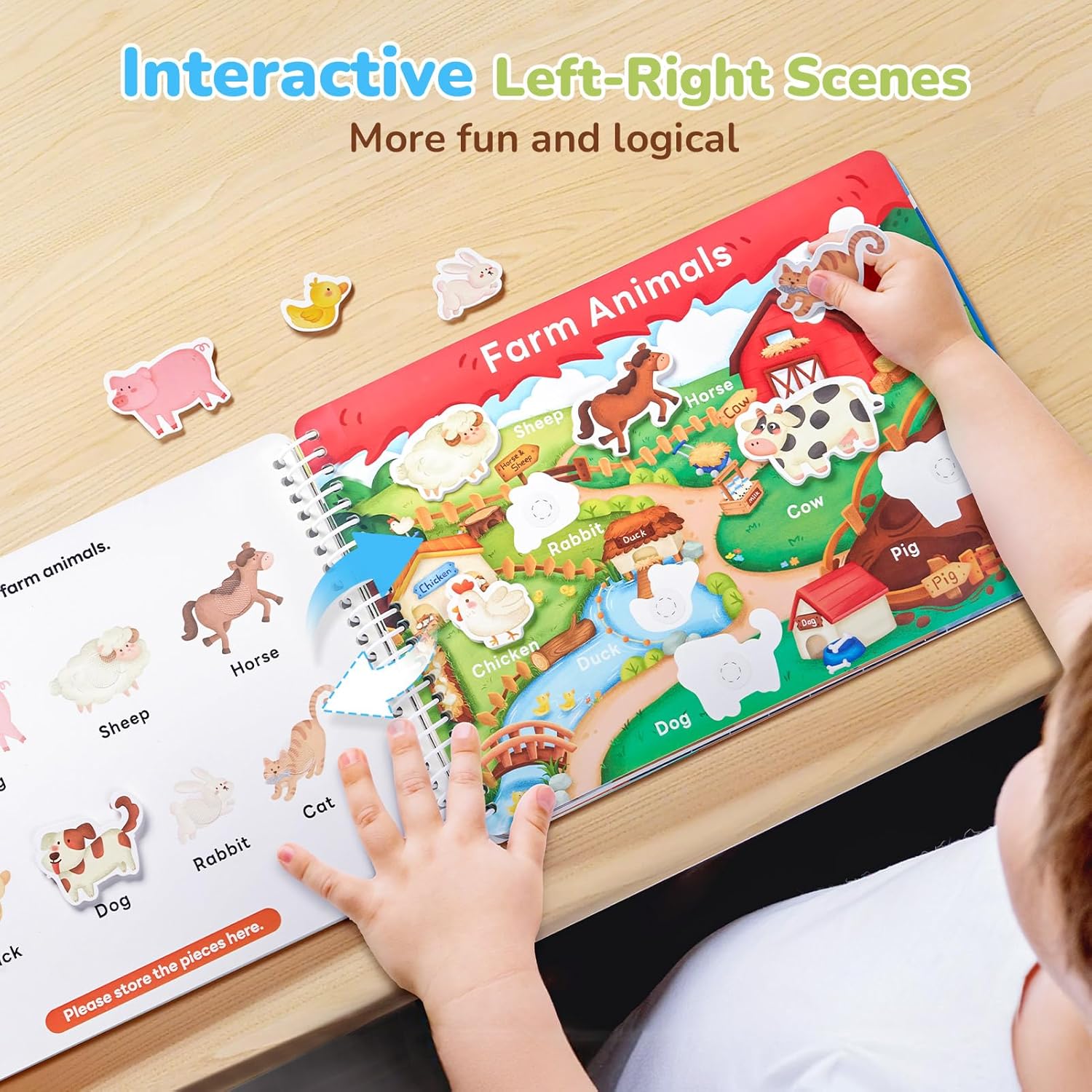 Detalle 2 de JoyCat Busy Book for Toddlers 3-5