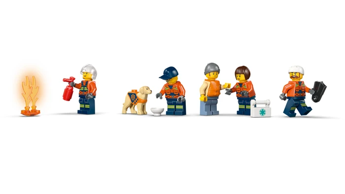 Thumbnail 8 de LEGO City Rettungsboot 60504 mit Hubschrauber