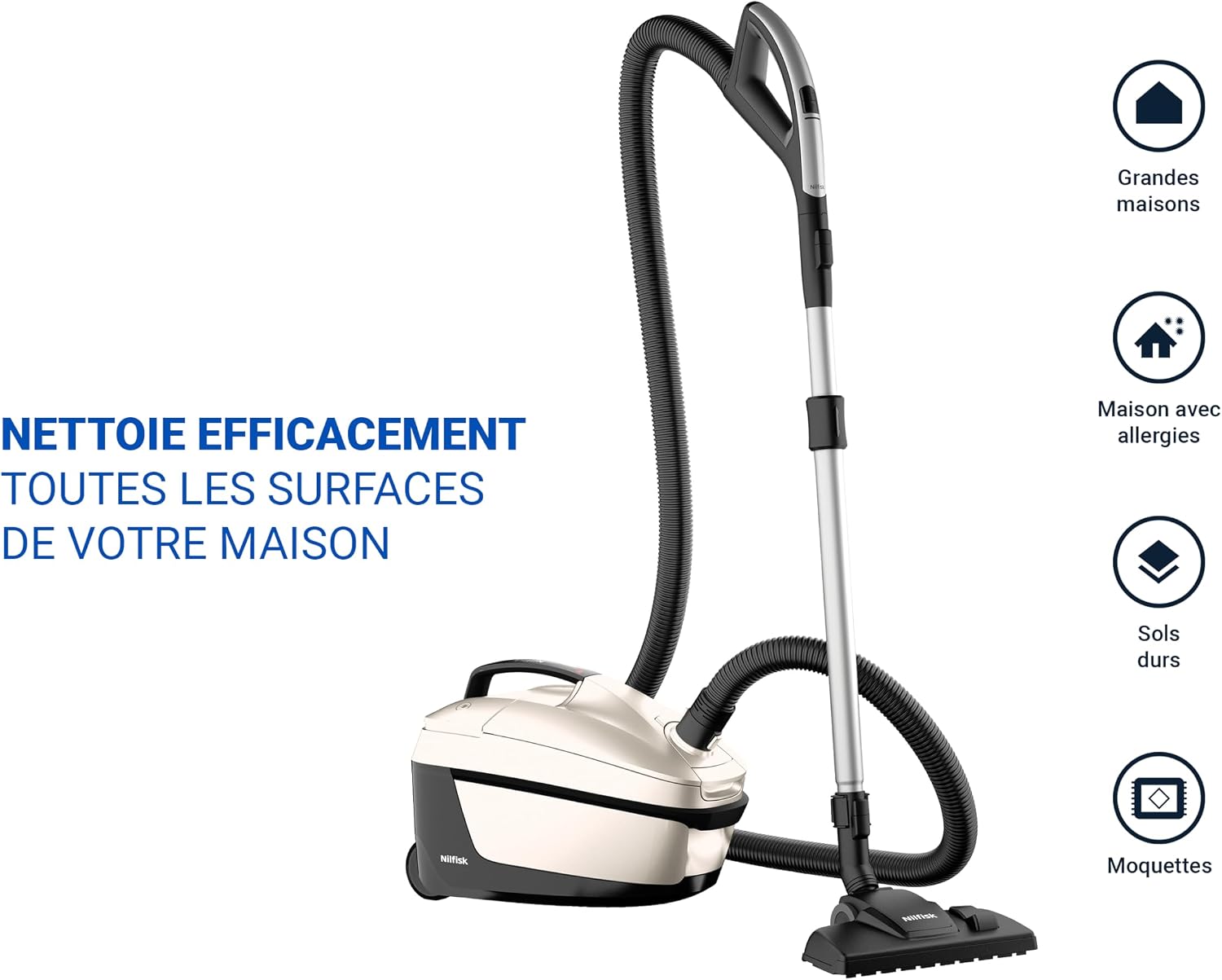 Detalle 1 de Nilfisk CHCO14P10A1 aspirateur 3,6L 🧹