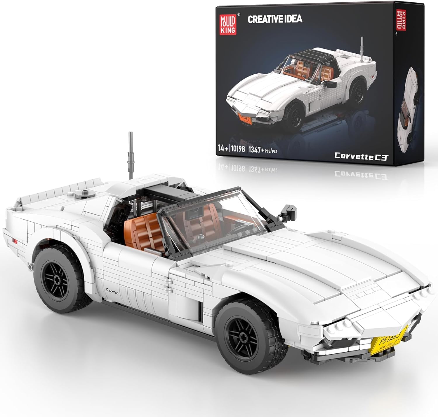 Thumbnail 5 de Mould King 10112 Sportwagen 1869 Teile