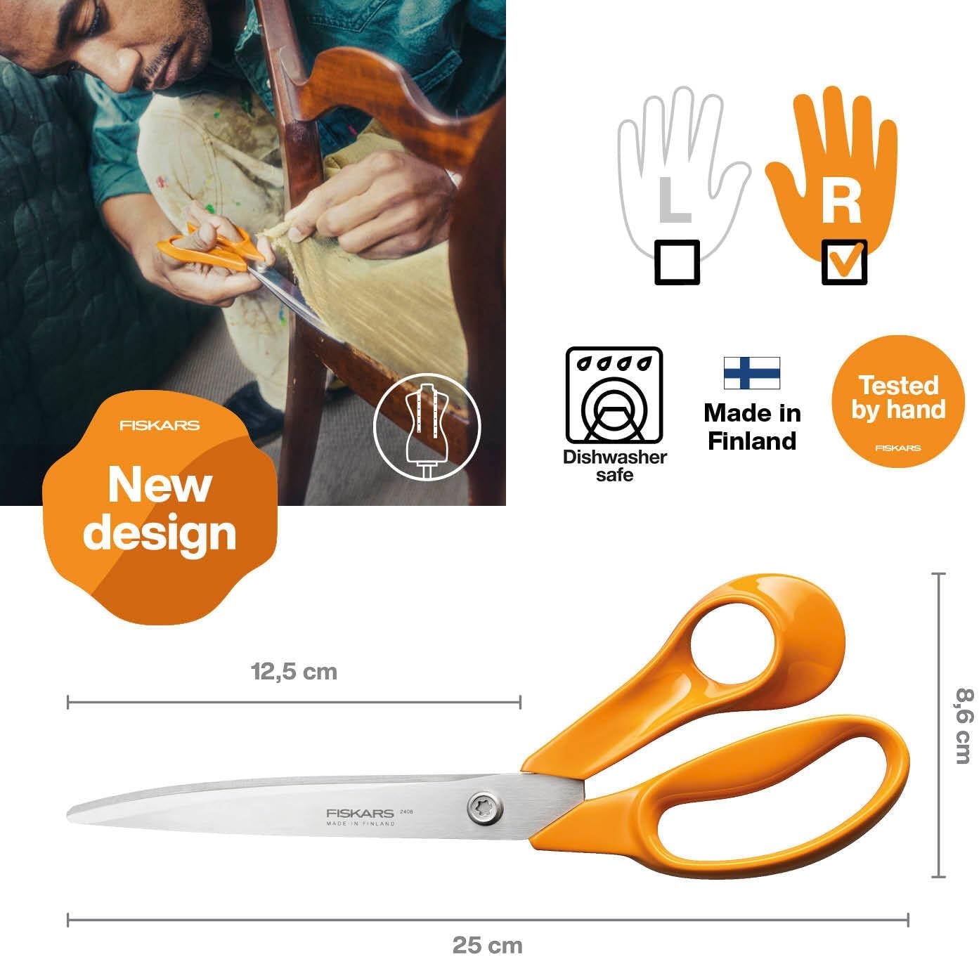 Detalle 2 de Fiskars Classic 1075038 universalsax för högerhänta, 25 cm