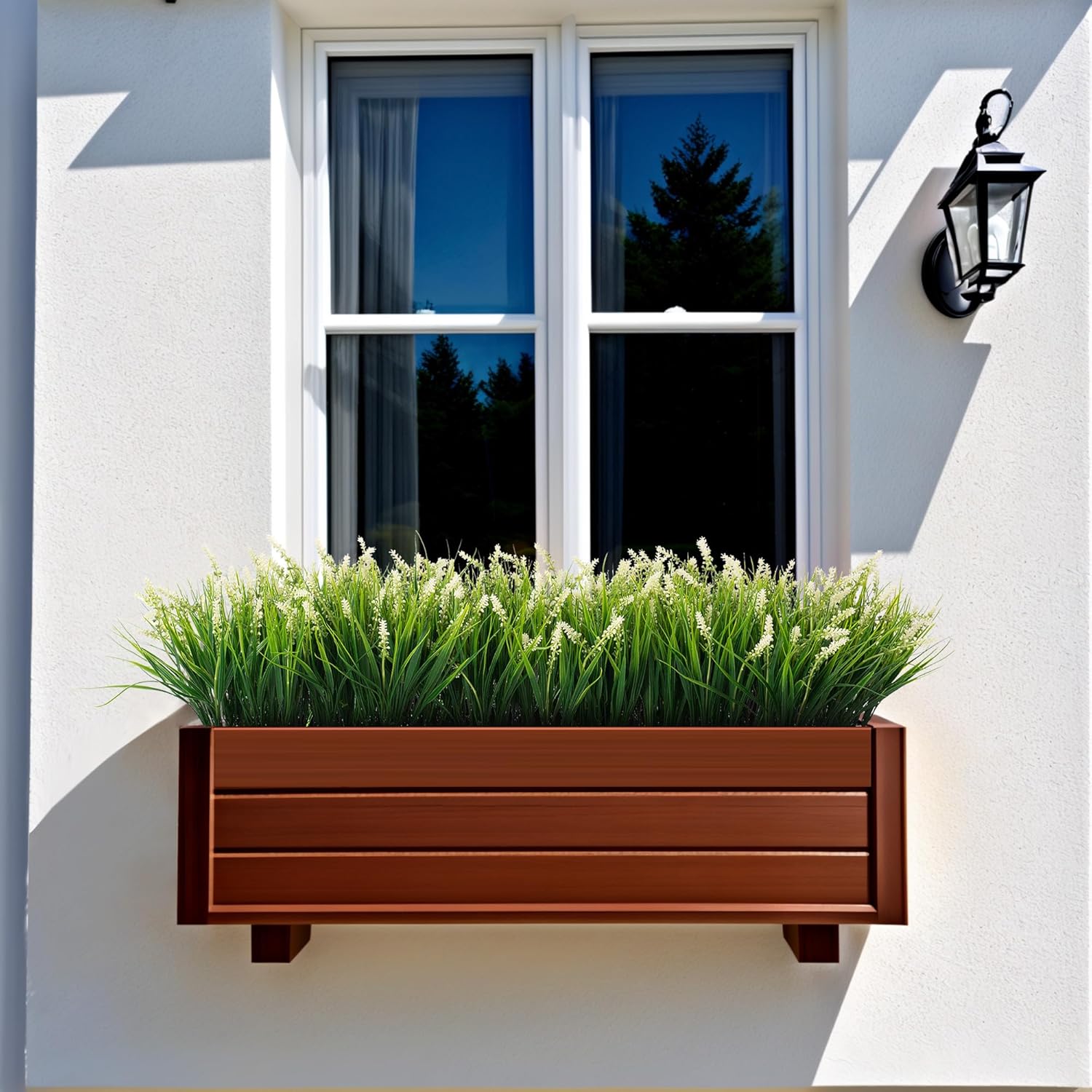 Thumbnail 3 de Ammyoo Artificial Faux Plants: UV-Resistant Monkey Grass for Outdoor Decor