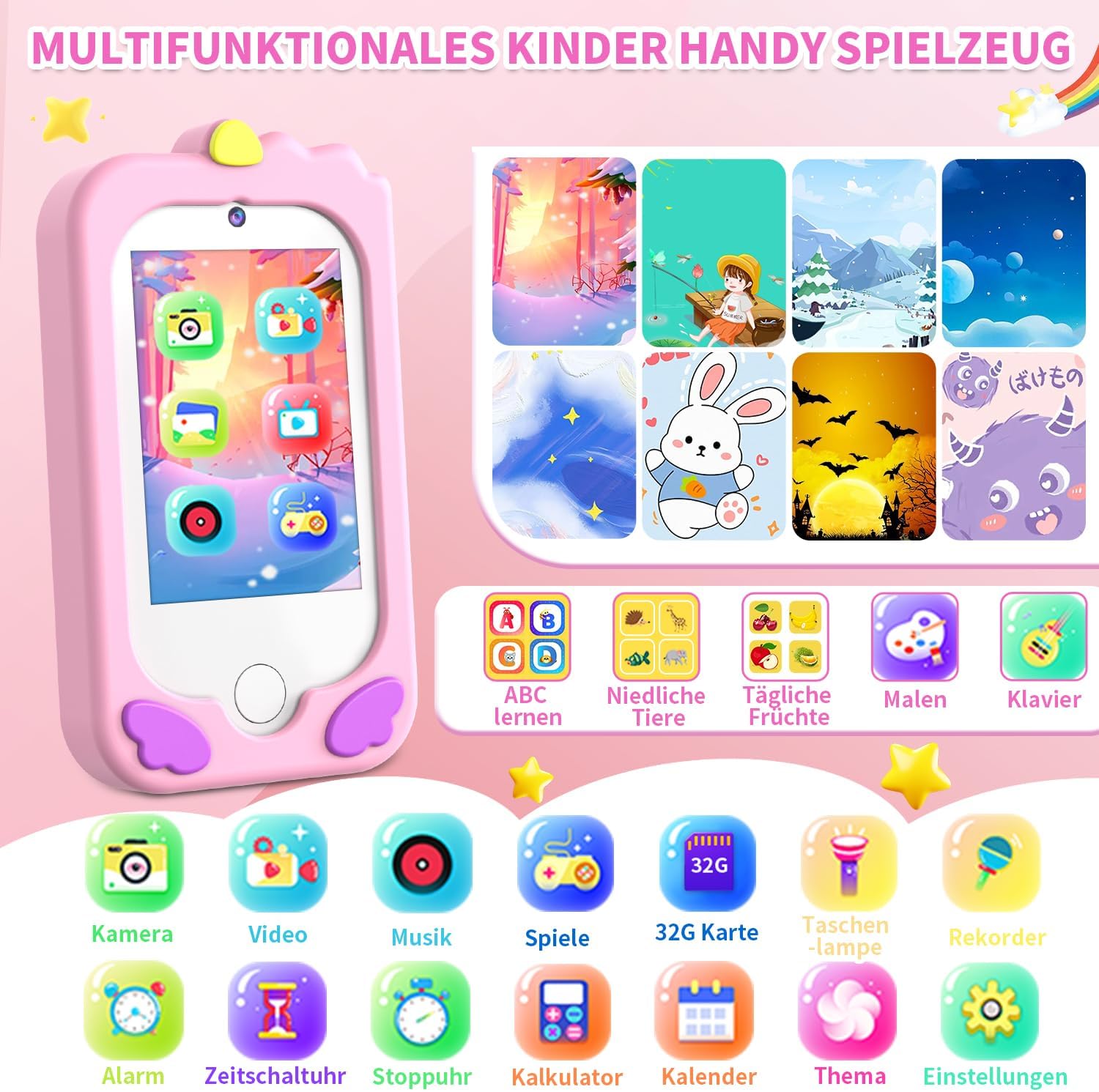 Detalle 2 de CHAKEYAKE Kinderkamera 2,8" Touchscreen