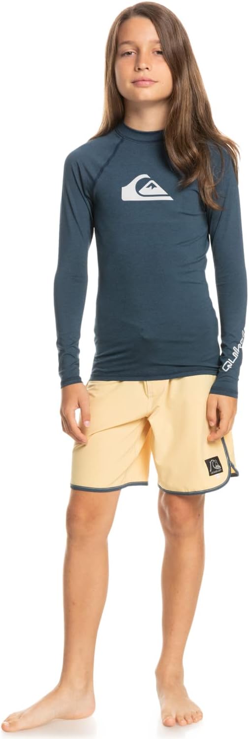 Thumbnail 4 de Quiksilver Rashguard da ragazzo all Time a maniche lunghe – maglietta da surf in tessuto riciclato