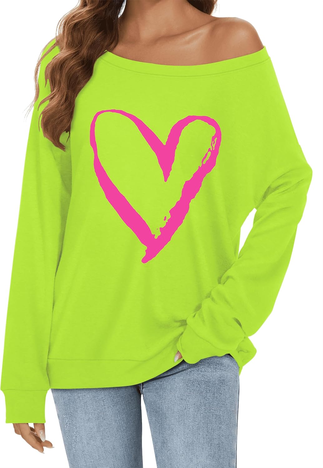 Thumbnail 6 de florynova Off the Shoulder Sweatshirt loose top
