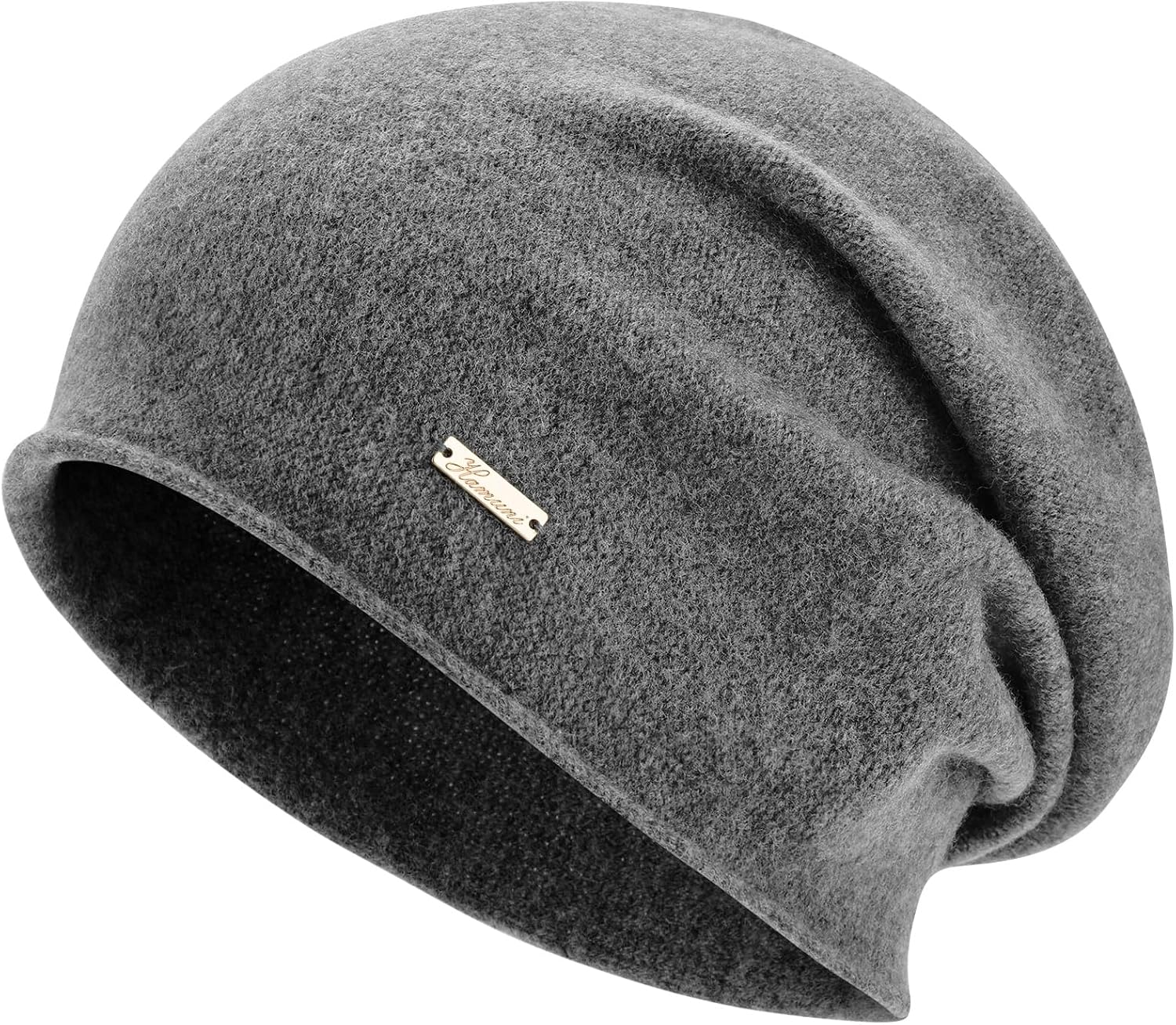 HAMUNI Wollmütze Beanie 100% Wolle 52–62 cm