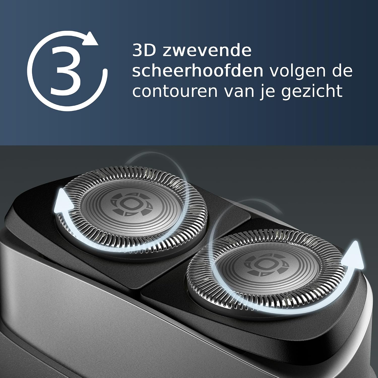 Detalle de Philips PQ888/06 compact scheerapparaat voor nat en droog scheren