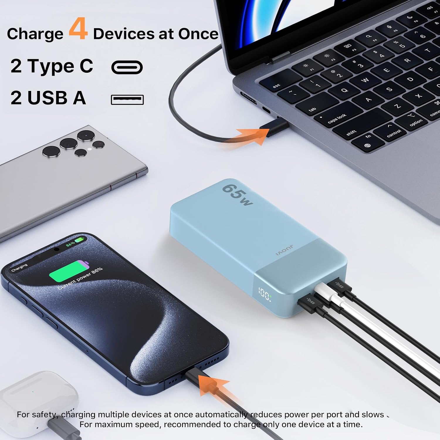 Thumbnail 2 de JUOVI 65W 20000mAh Power Bank