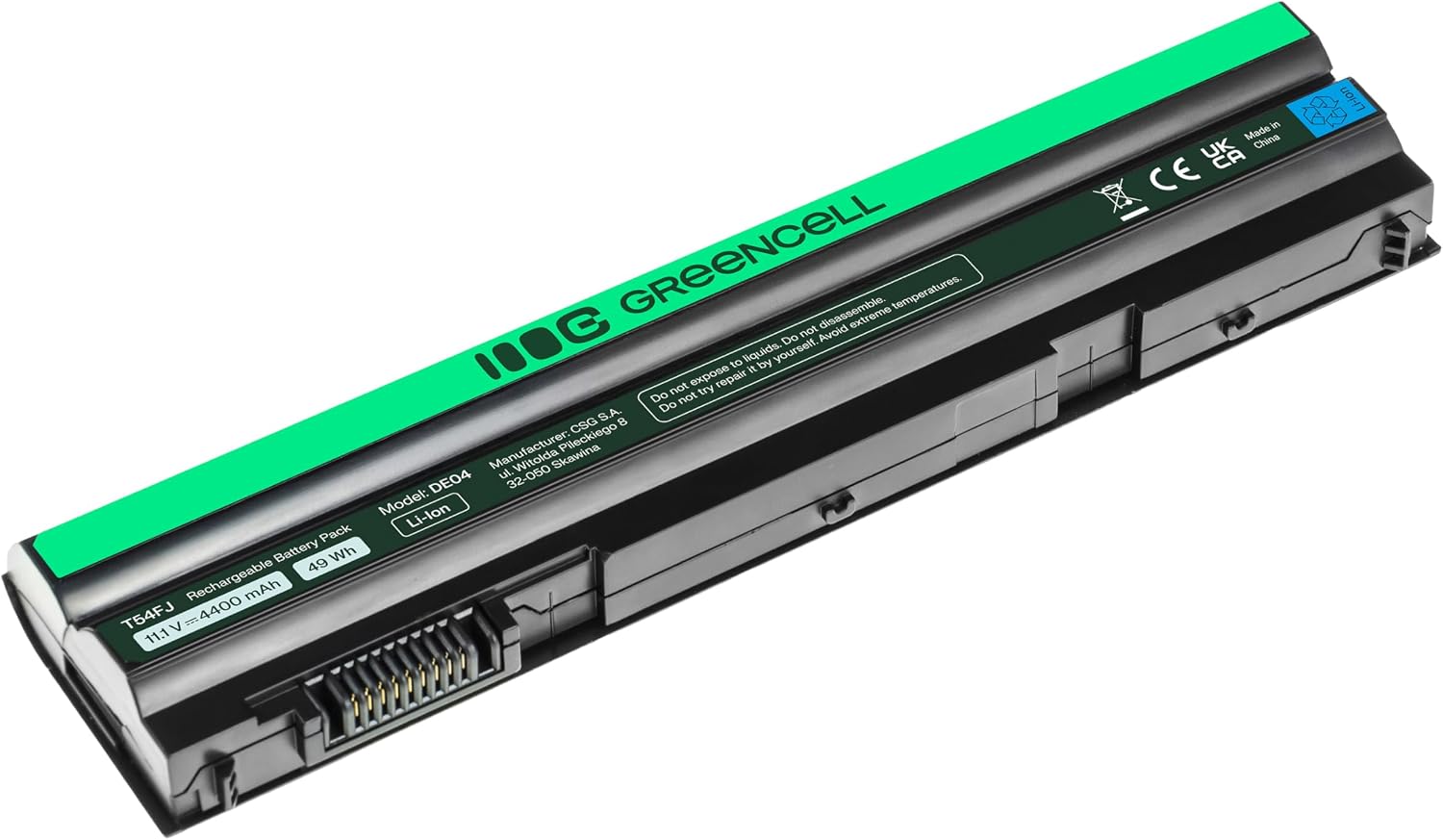 Detalle de Green Cell Batteria Dell T54FJ 8858X M5Y0X N3X1D per laptop Dell Latitude ed Inspiron/Vostro
