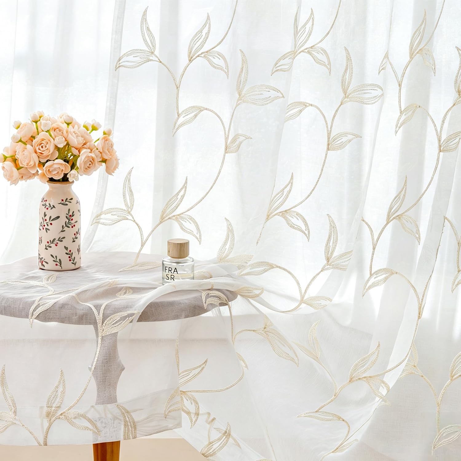 Detalle de VISIONTEX Sheer Curtains 54W x 84L