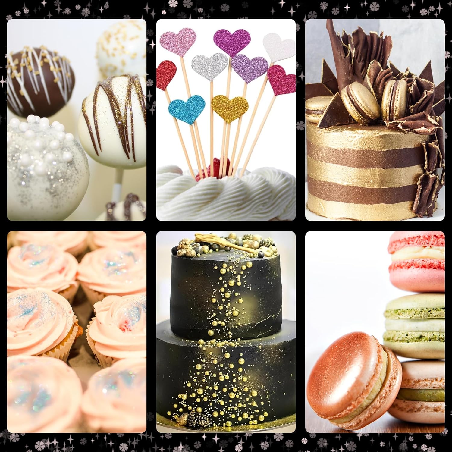 Thumbnail 4 de Purpurina Comestible Rojo ✨ para Reposterías y Tartas (8g)