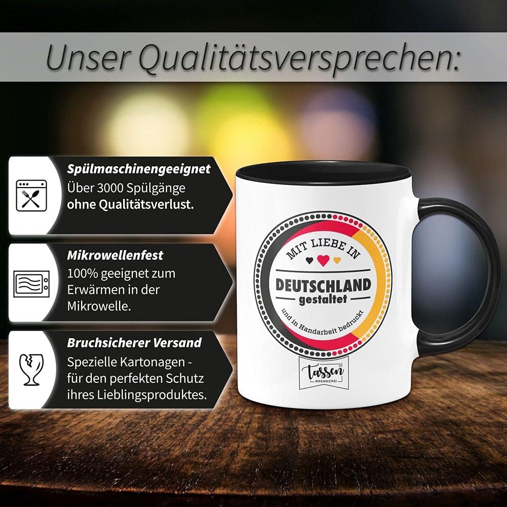 Thumbnail 2 de Tassenbrennerei Tasse mit Spruch „Schonend behandeln“ – Kaffeetasse zum runden Geburtstag, 330 ml, spülmaschinen- & mikrowellengeeignet