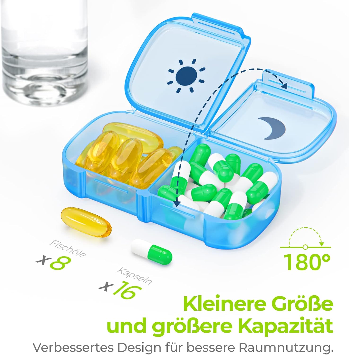 Detalle 2 de AUVON Tablettenbox 7 Tage handlich đź’Š