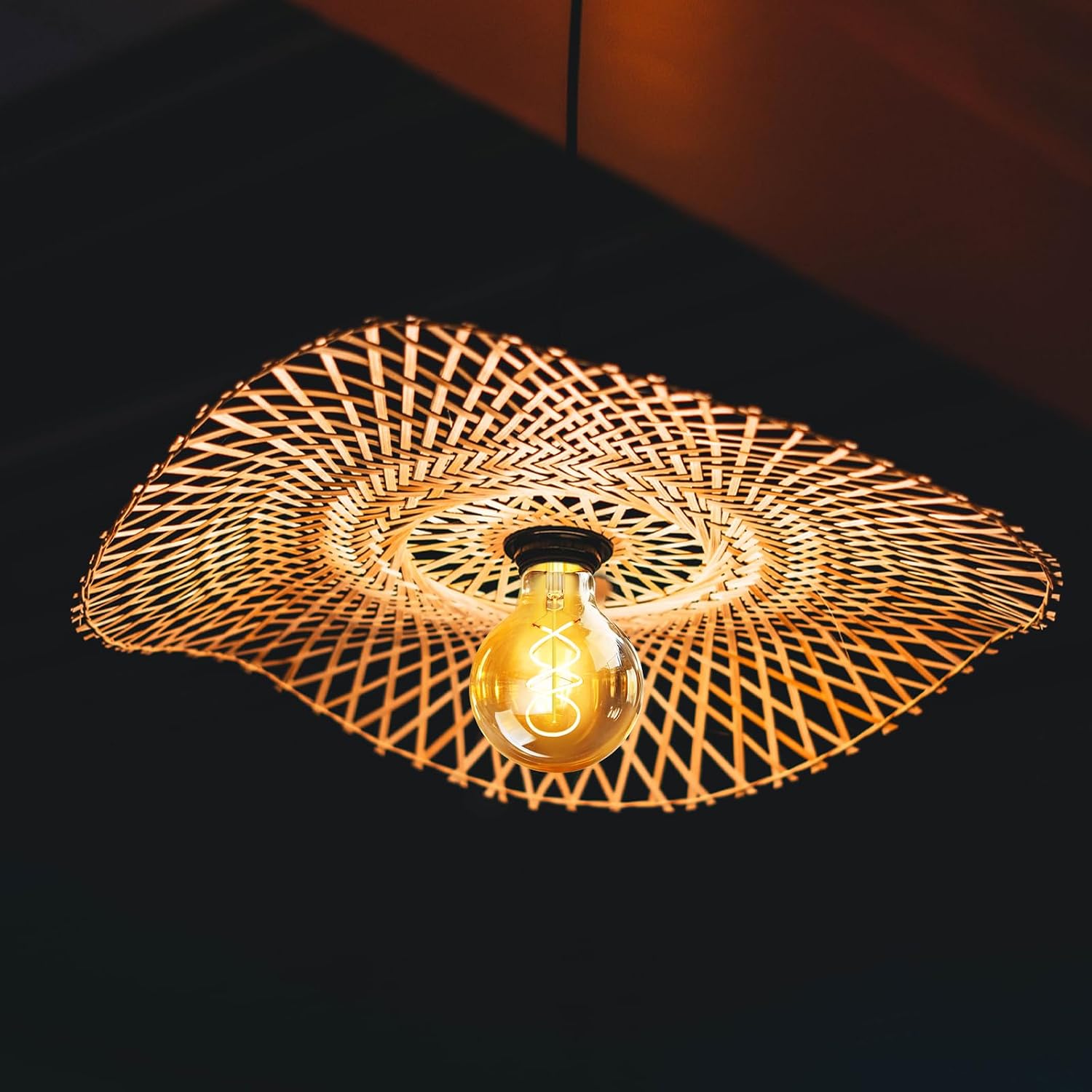 Thumbnail 2 de URing E27 LED Vintage Glühbirne dimmbar 2200K (G80), 4 W – 3er-Set
