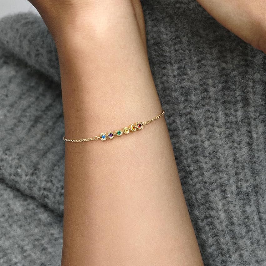 Detalle 2 de Marvel Pulsera chapada oro 14 quilates 16 cm