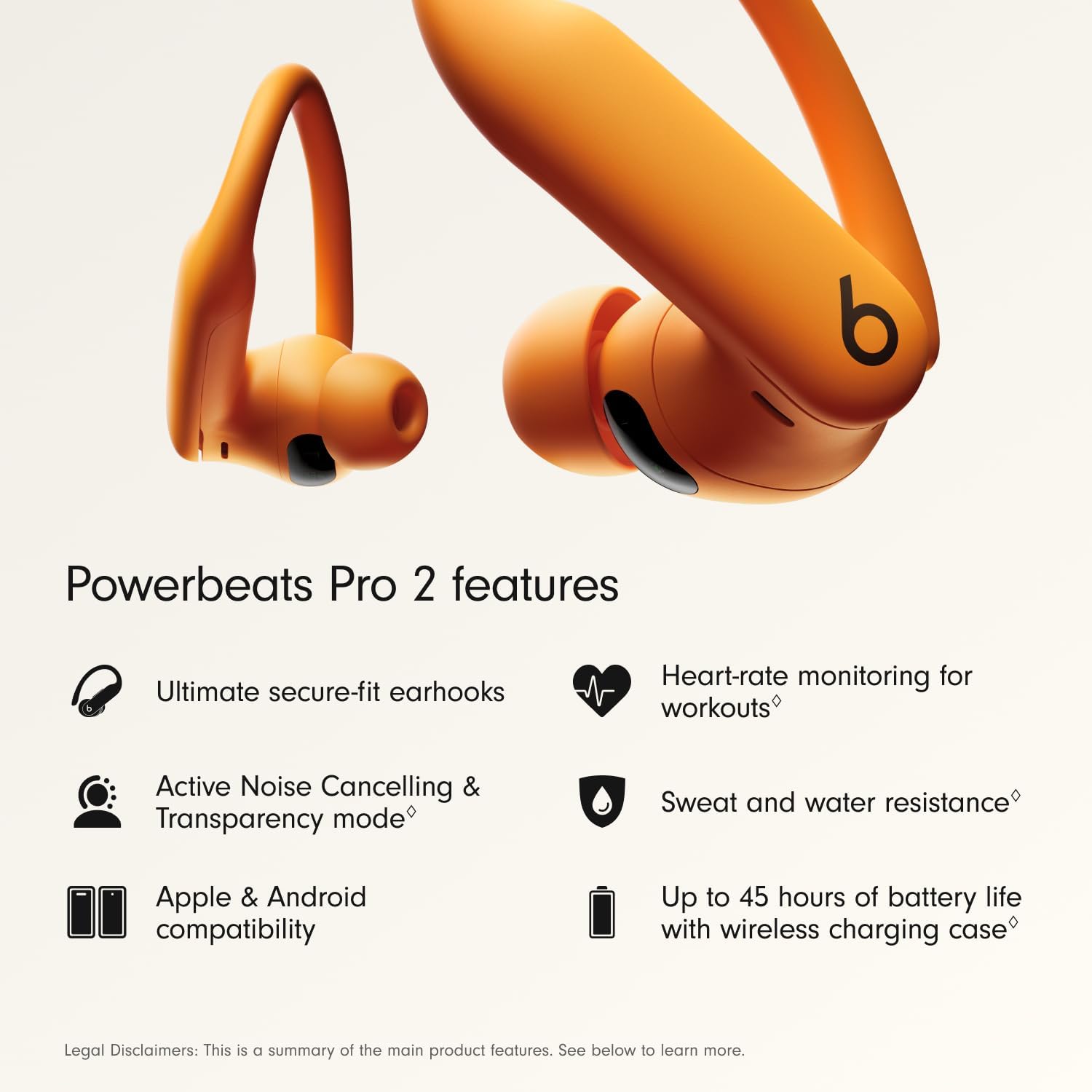 Detalle de Beats wireless earbuds Powerbeats Pro 2