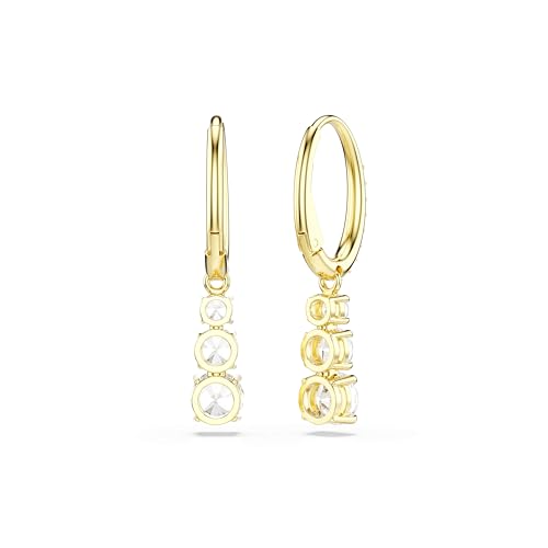 Detalle de Swarovski Pendientes de Aro Stilla Attract con Zirconia Transparentes en Talla Redonda