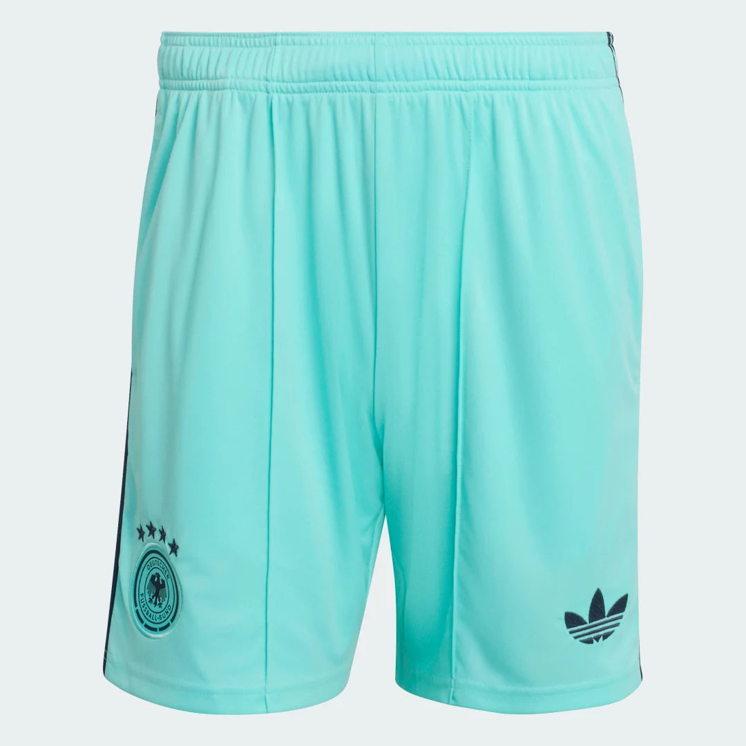 Detalle de Pantalón corto segunda equipación Alemania 26 de Adidas – Turquesa